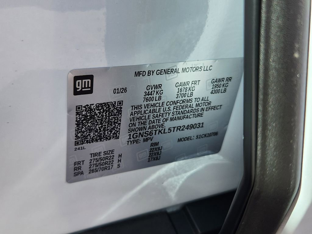 New 2026 Chevrolet Tahoe High Country AWD/4WD image 24