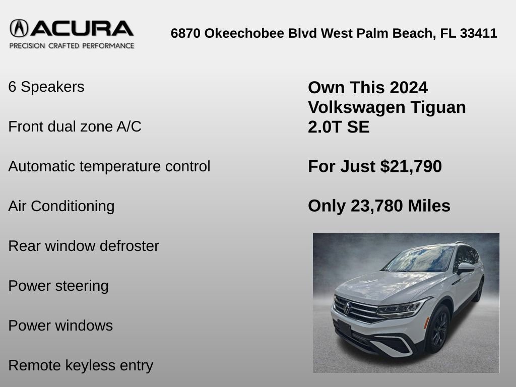Used 2024 Volkswagen Tiguan SE image 24