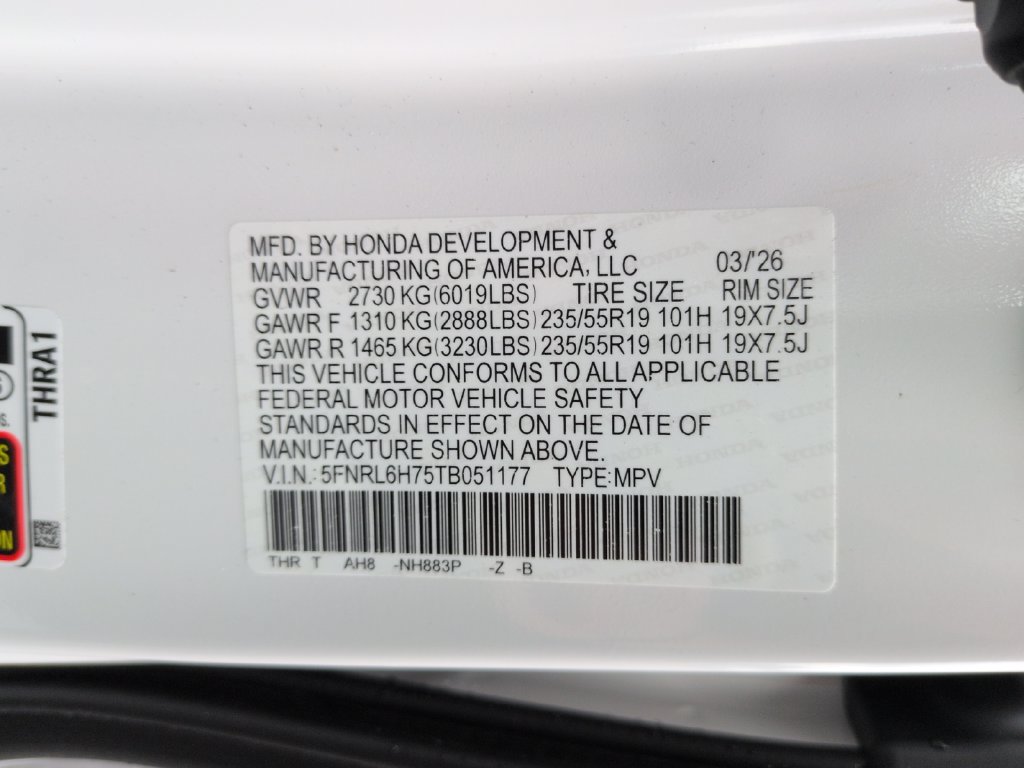 New 2026 Honda Odyssey Sport-L image 33