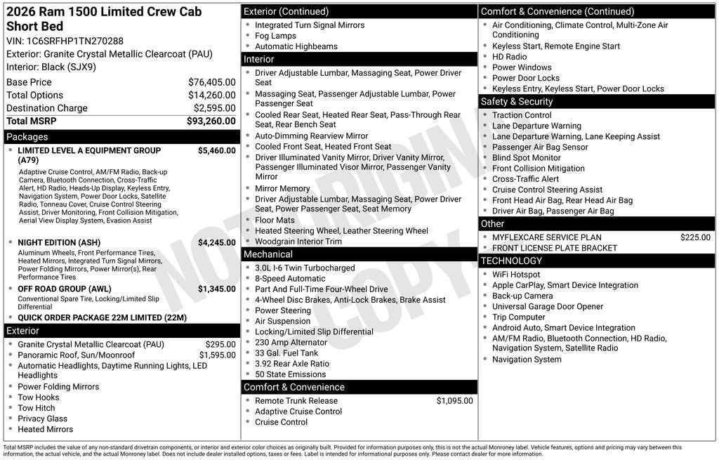 New 2026 RAM 1500 Limited image 2