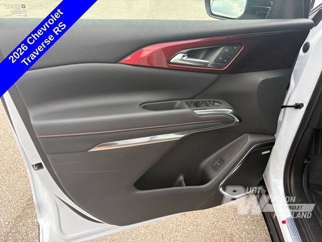 New 2026 Chevrolet Traverse RS w/ LPO, Floor Liner Package AWD/4WD image 9