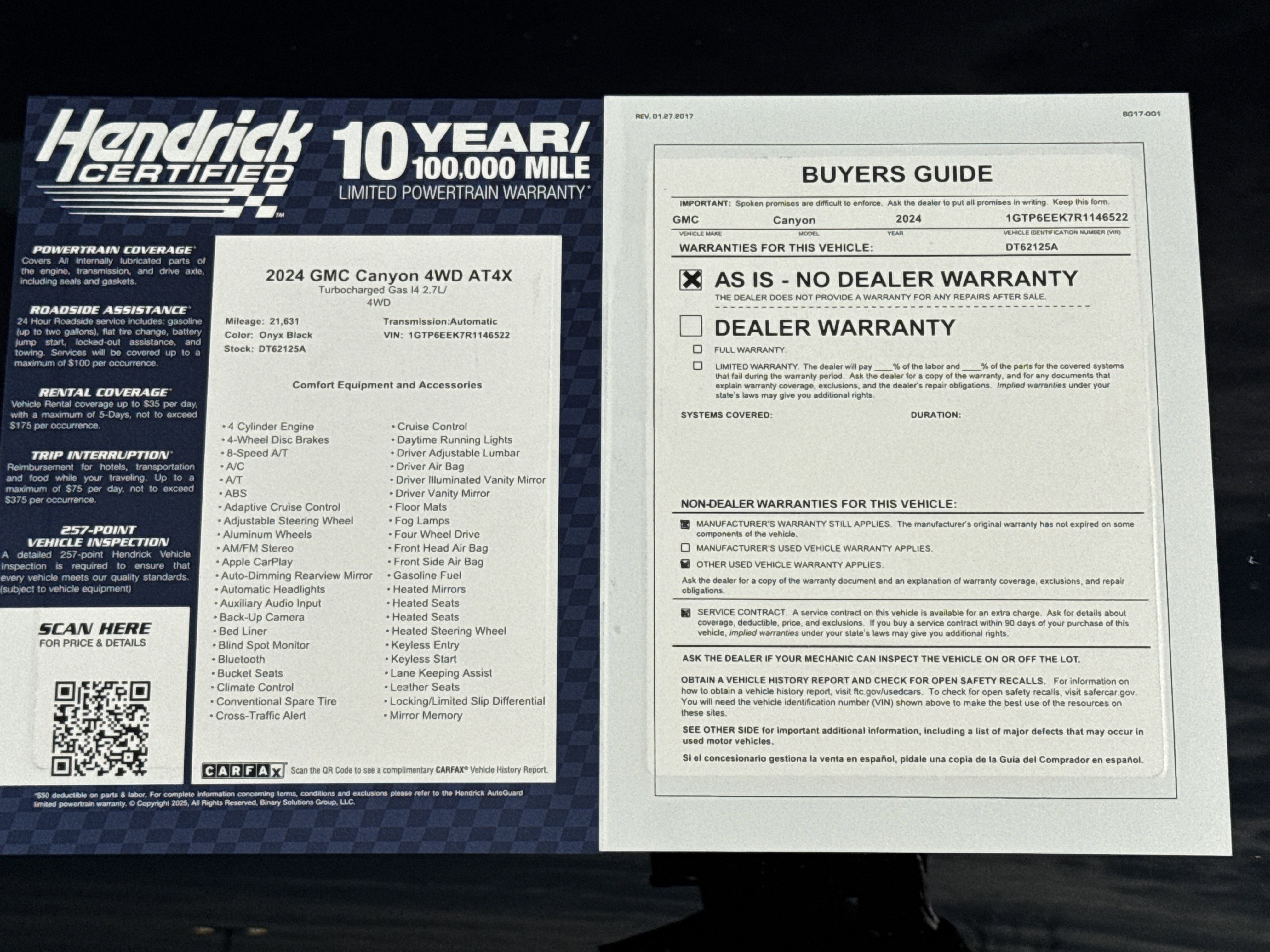 Used 2024 GMC Canyon AT4X image 36