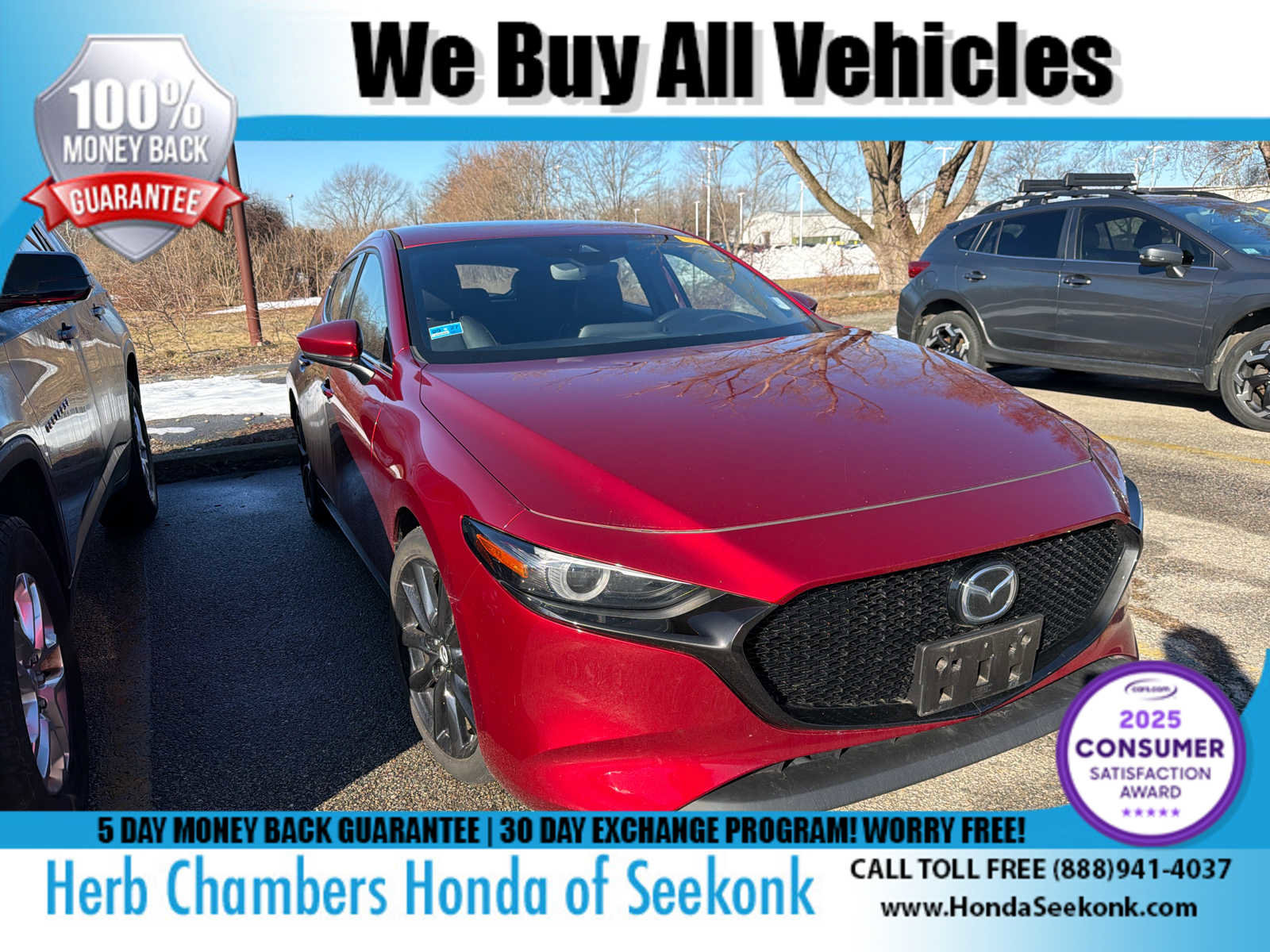 Used 2020 MAZDA MAZDA3 Premium Package image 1