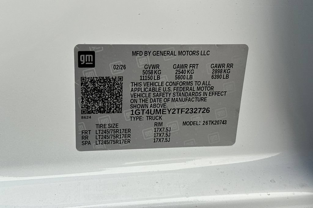 New 2026 GMC Sierra 2500 SLE w/ SLE Value Package; AWD/4WD image 21