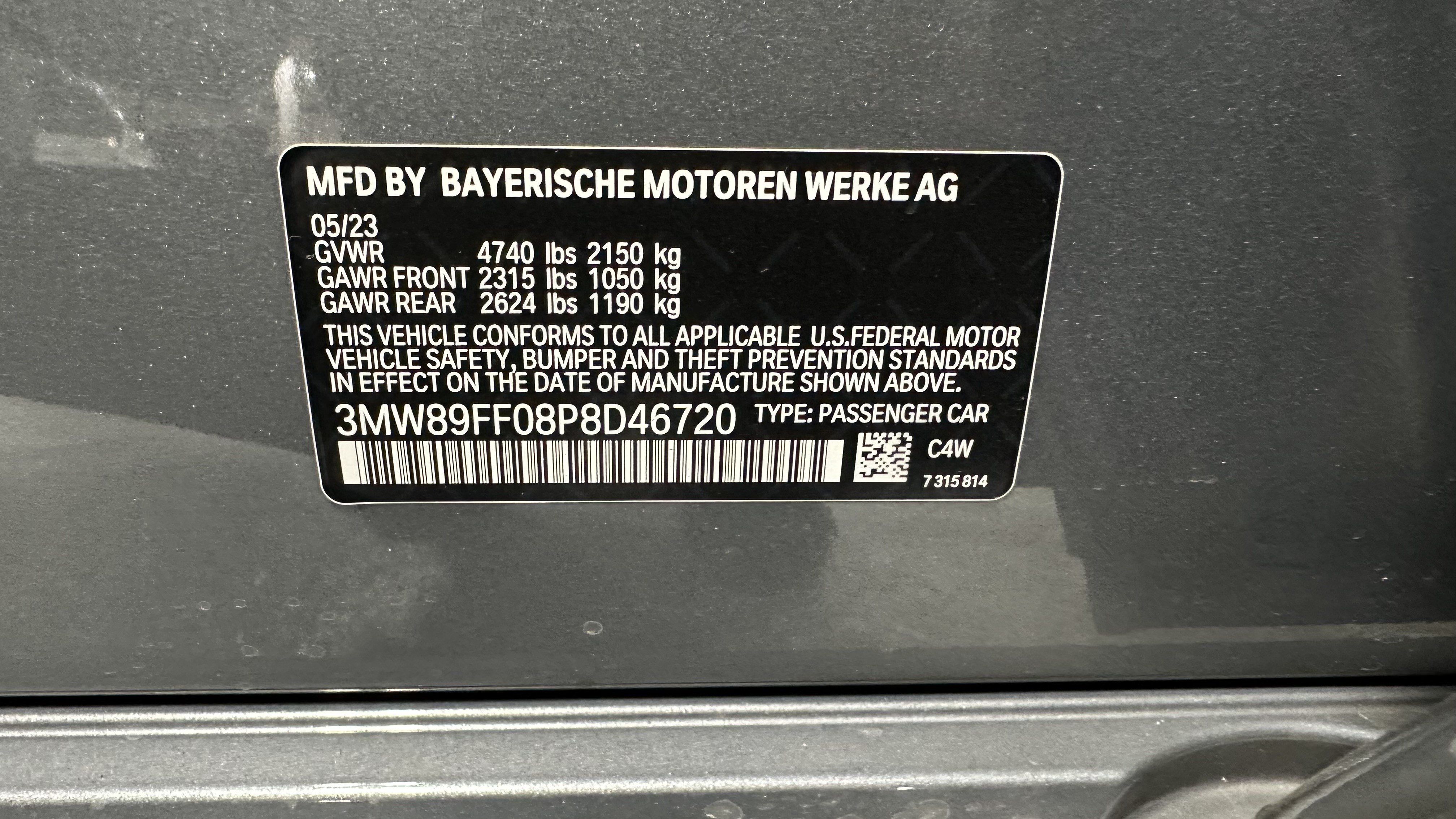 Certified 2023 BMW 330i xDrive Sedan w/ M Sport Package AWD/4WD image 34