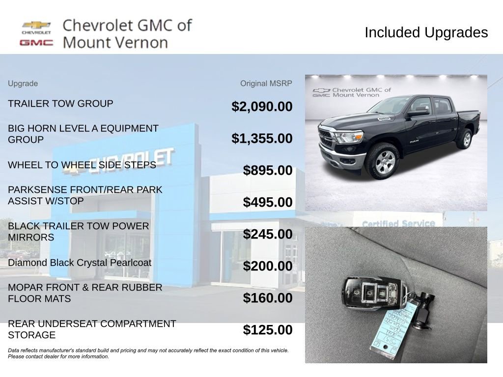 Used 2022 RAM 1500 Big Horn w/ Trailer Tow Group AWD/4WD image 6