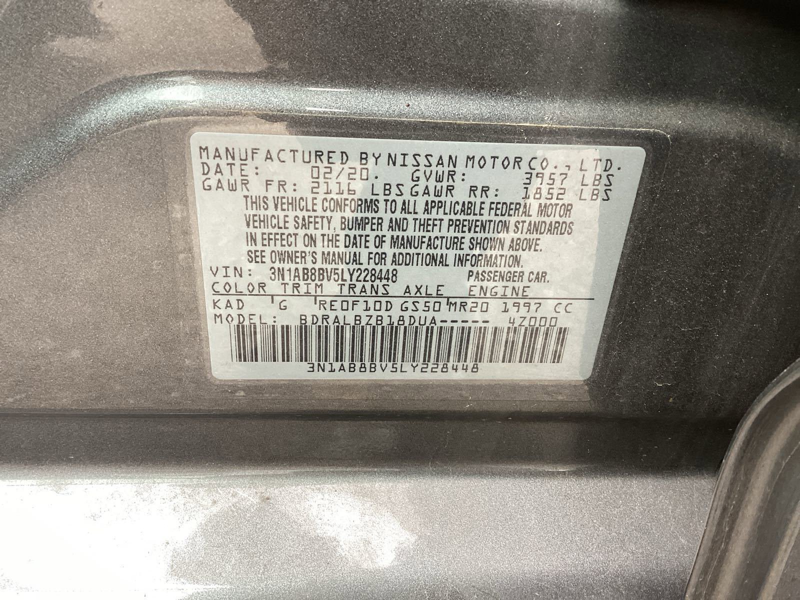 Used 2020 Nissan Sentra S FWD image 14