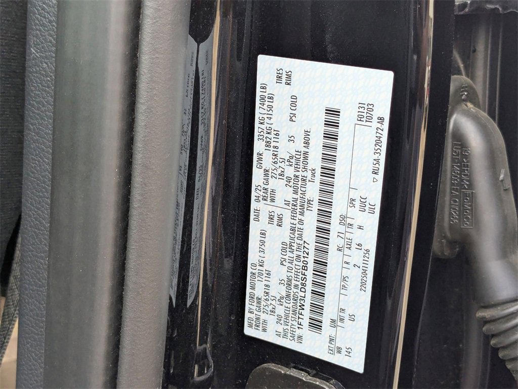 Used 2025 Ford F150 XLT w/ Equipment Group 301A Standard image 33