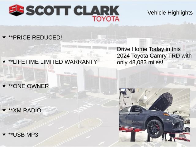 Used 2024 Toyota Camry TRD w/ TRD Package w/JBL Audio FWD image 8
