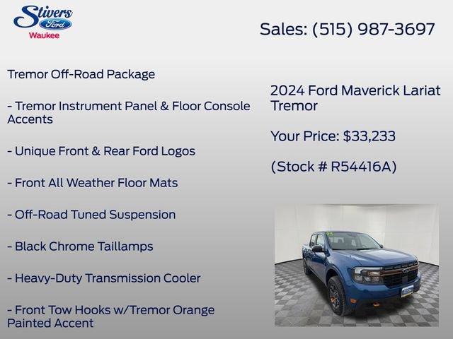 Certified 2024 Ford Maverick Tremor w/ Tremor Off-Road Package image 14