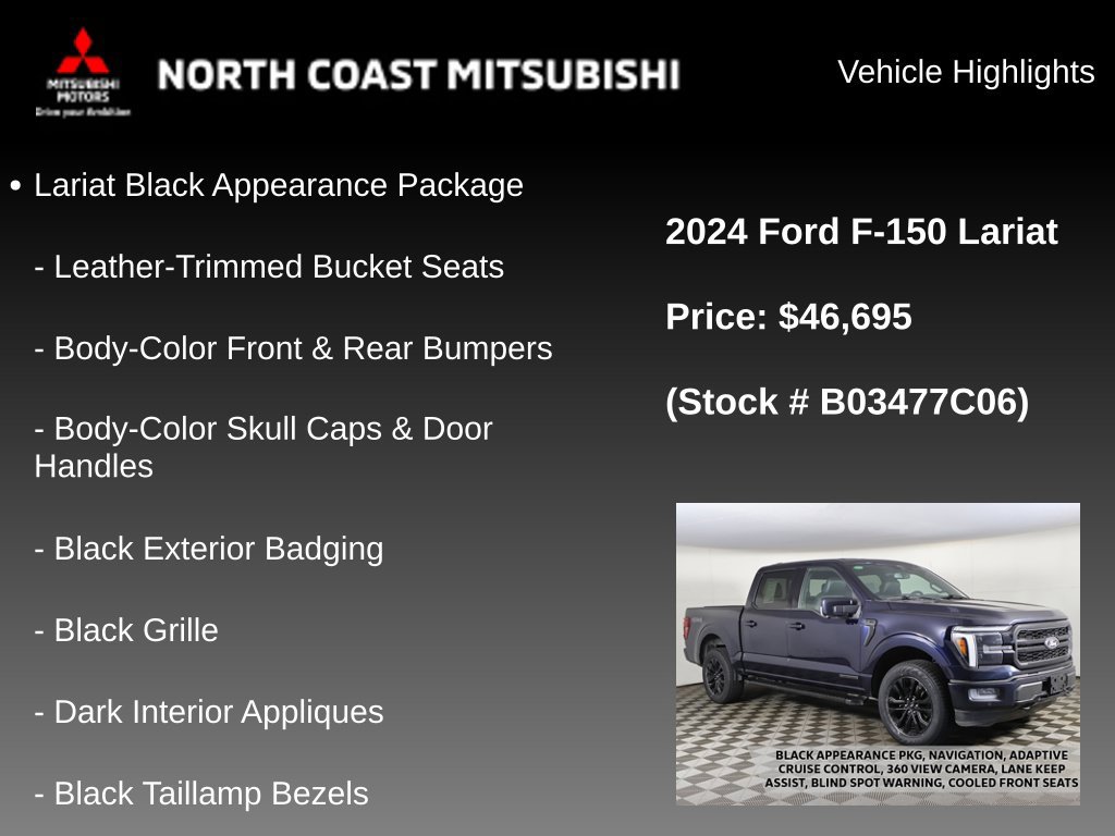 Used 2024 Ford F150 Lariat AWD/4WD image 2