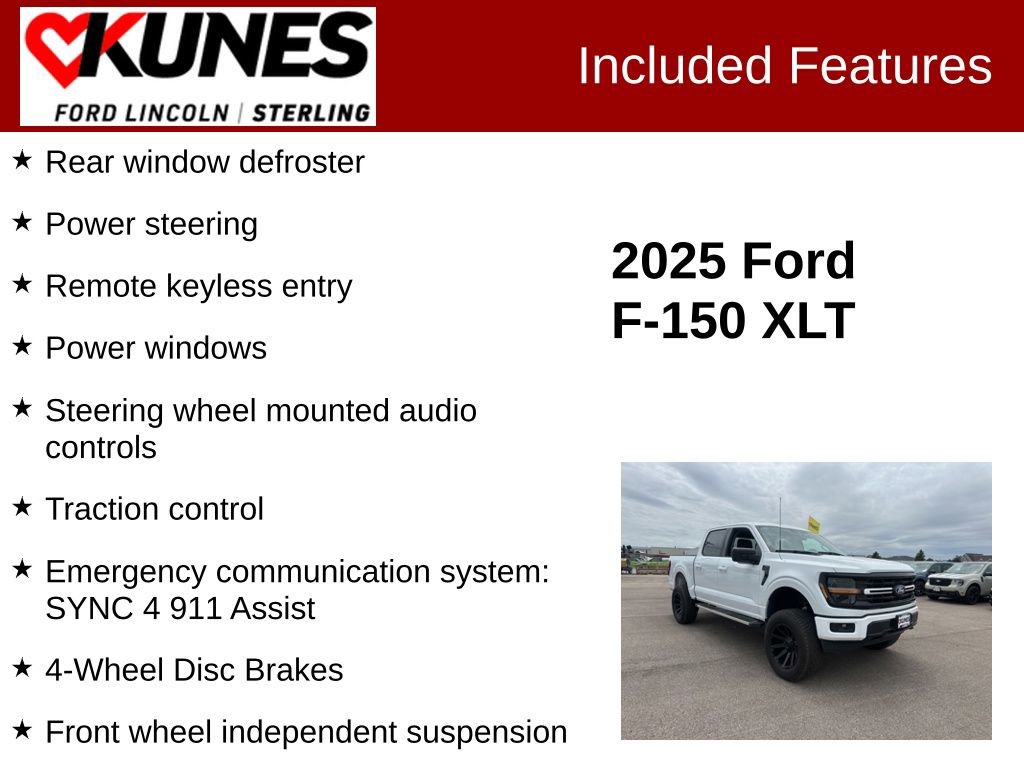 Used 2025 Ford F150 XLT AWD/4WD image 3