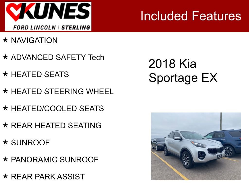 Used 2018 Kia Sportage EX w/ Option Group 040 image 2