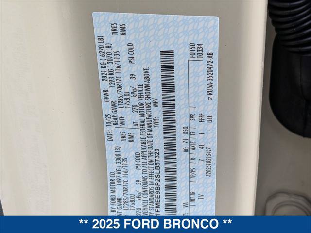 New 2025 Ford Bronco Badlands AWD/4WD image 21