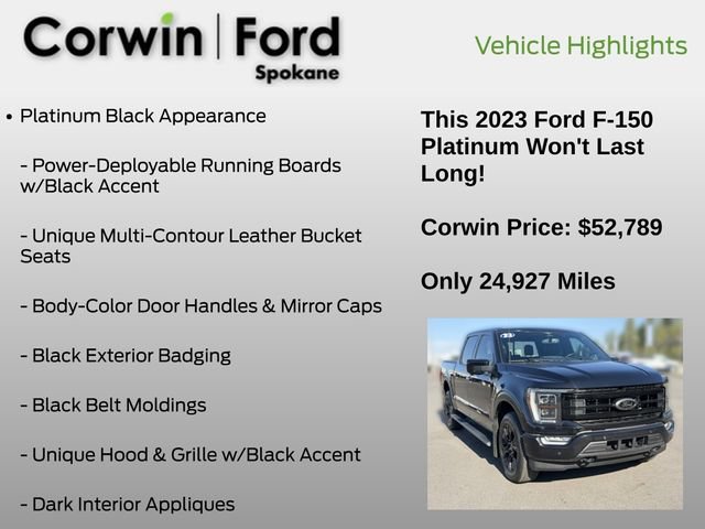 Used 2023 Ford F150 Platinum AWD/4WD image 7