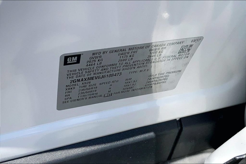 Used 2018 Chevrolet Equinox Premier FWD image 14
