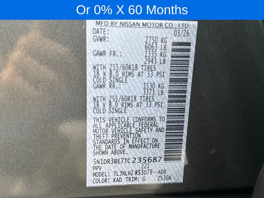 New 2026 Nissan Pathfinder SV w/ SV Premium Package image 30