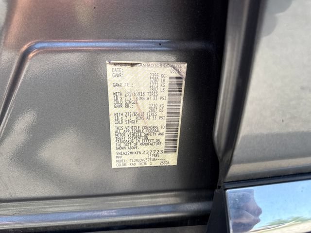 Used 2015 Nissan Murano SV AWD/4WD image 18