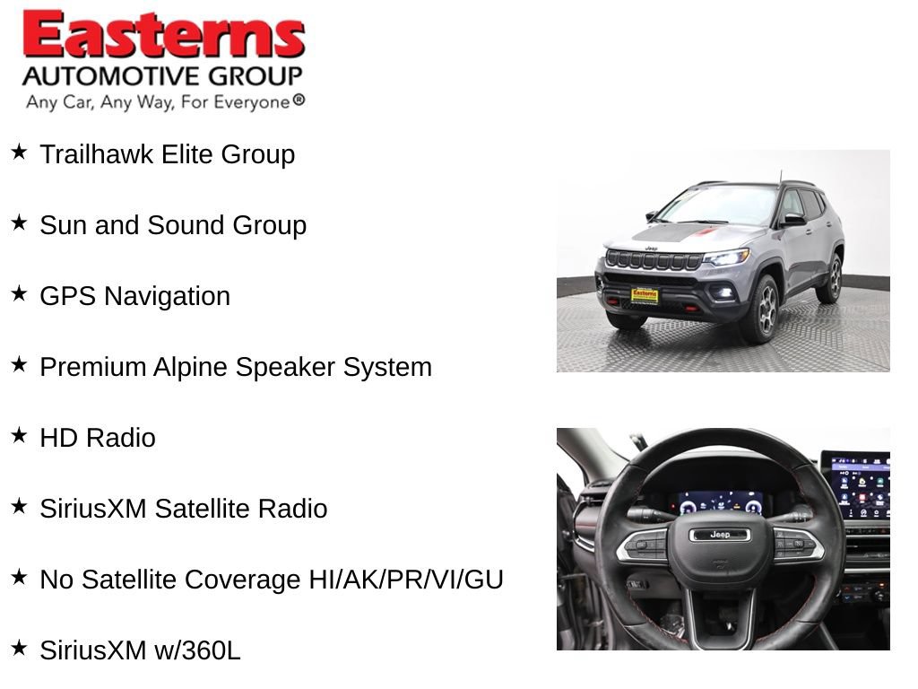 Used 2022 Jeep Compass Trailhawk w/ Trailhawk Elite Group AWD/4WD image 11