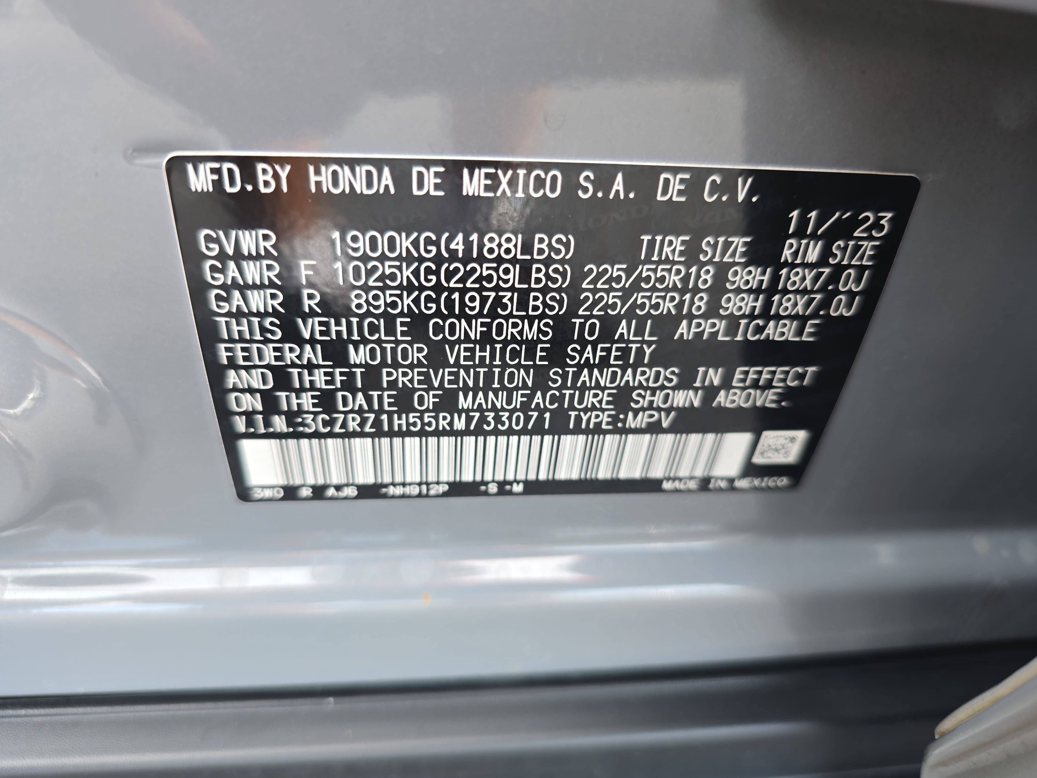Used 2024 Honda HR-V Sport image 33