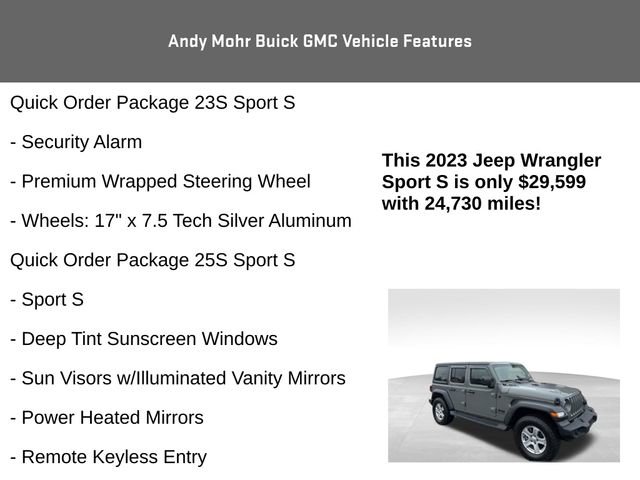 Used 2023 Jeep Wrangler Sport S image 12