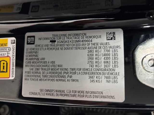 Used 2021 Chevrolet Suburban RST image 16