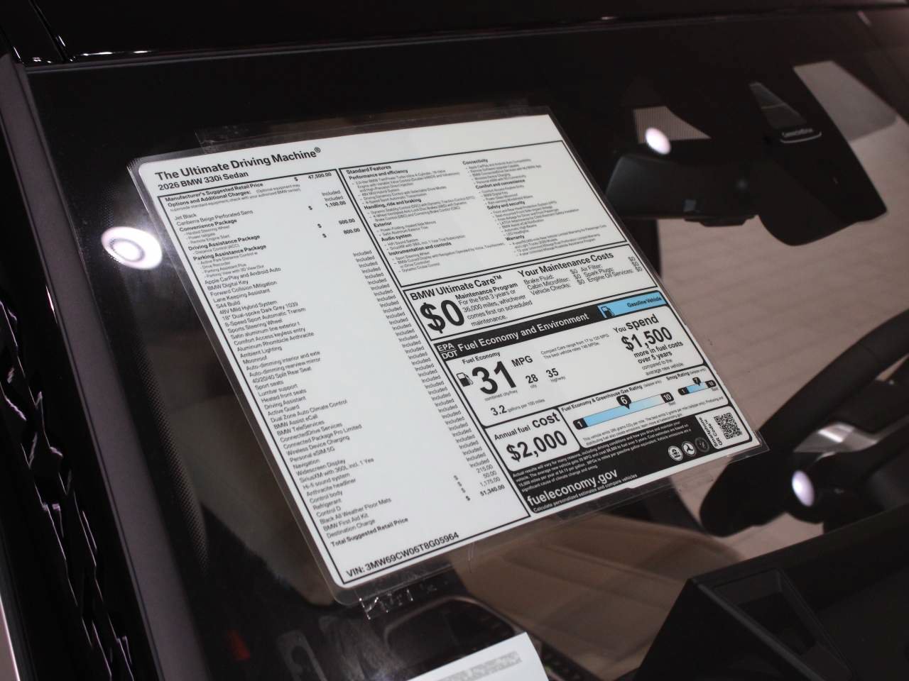 Used 2026 BMW 330i Sedan w/ Convenience Package RWD image 24