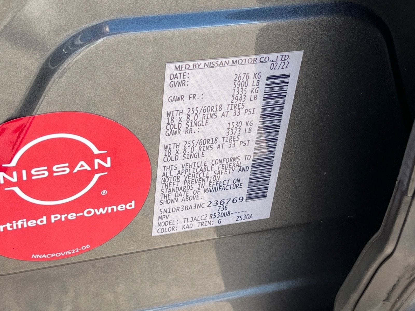 Used 2022 Nissan Pathfinder SV FWD image 29