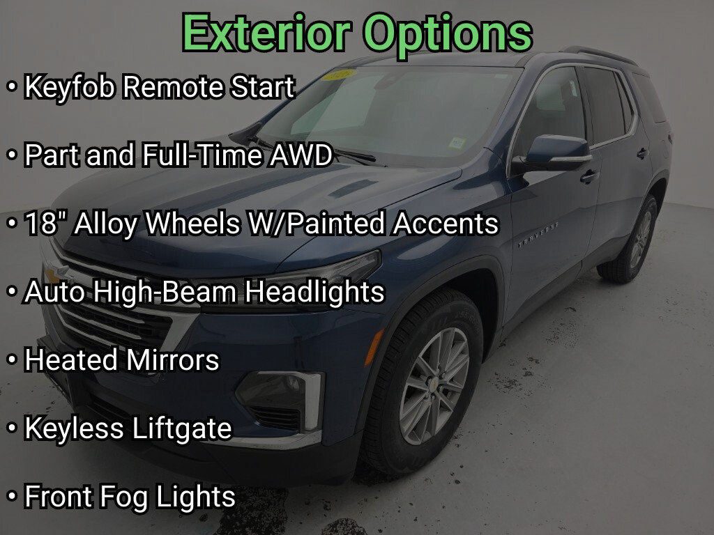 Used 2023 Chevrolet Traverse LT w/ Rear Camera Mirror Package AWD/4WD image 7