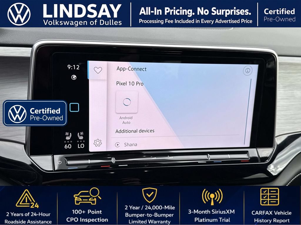 Used 2024 Volkswagen Atlas Cross Sport SE w/ Black Wheel Package AWD/4WD image 18
