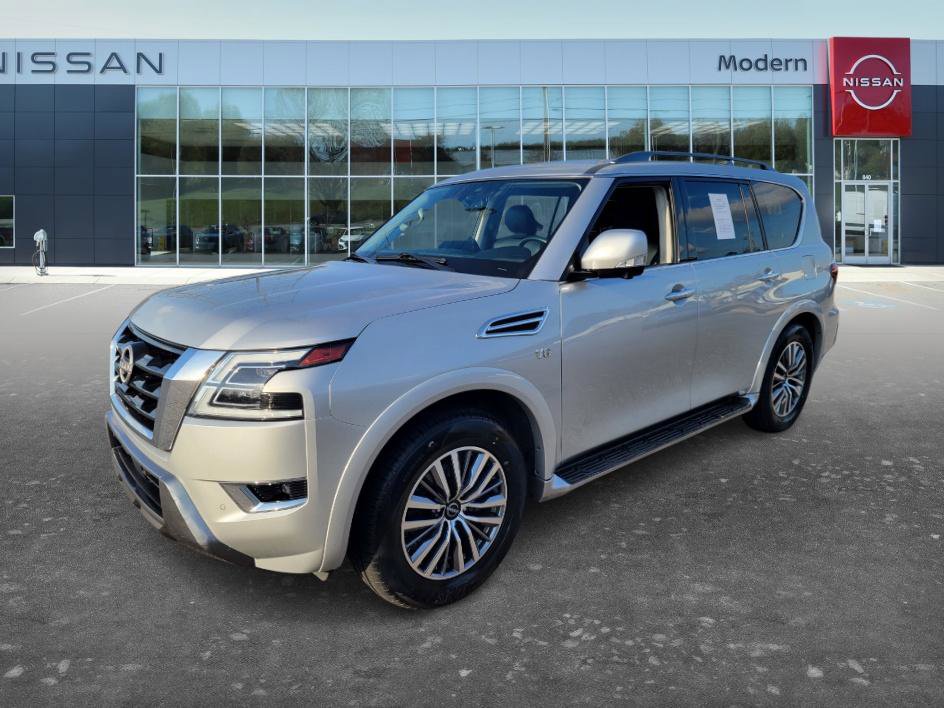 Used 2021 Nissan Armada SL w/ Captain's Chairs Package image 2