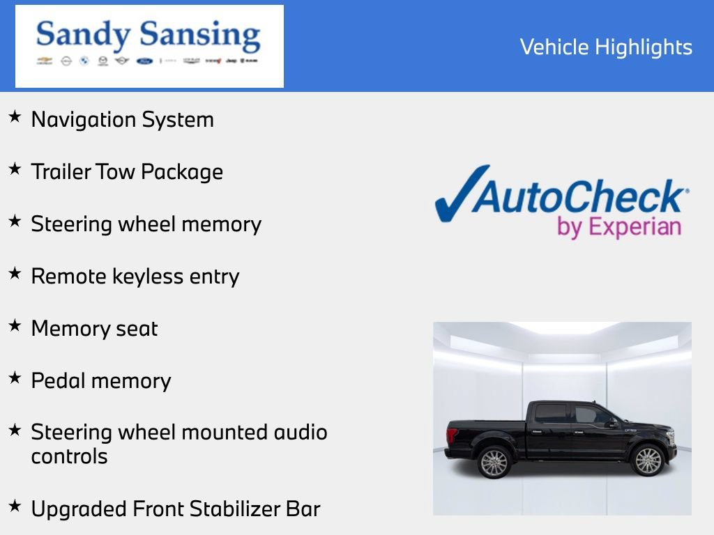 Used 2020 Ford F150 Limited w/ Trailer Tow Package RWD image 7