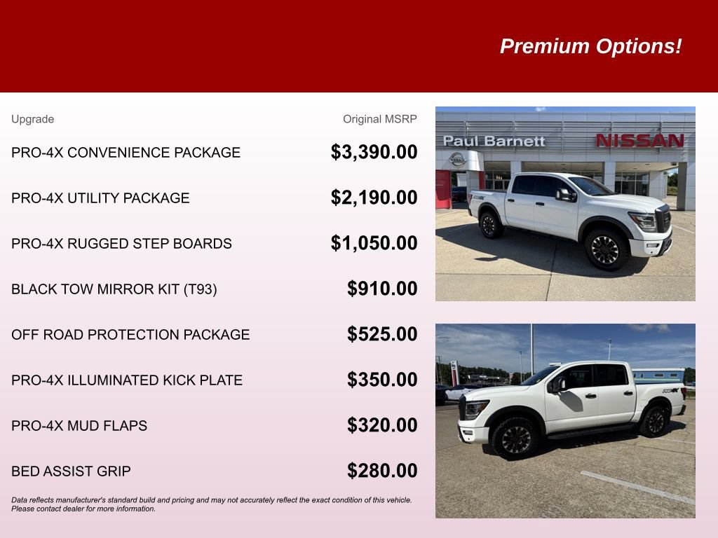Used 2023 Nissan Titan PRO-4X w/ Pro-4x Convenience Package AWD/4WD image 9