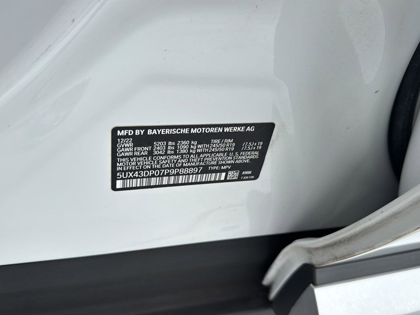 Certified 2023 BMW X3 sDrive30i w/ Premium Package image 36