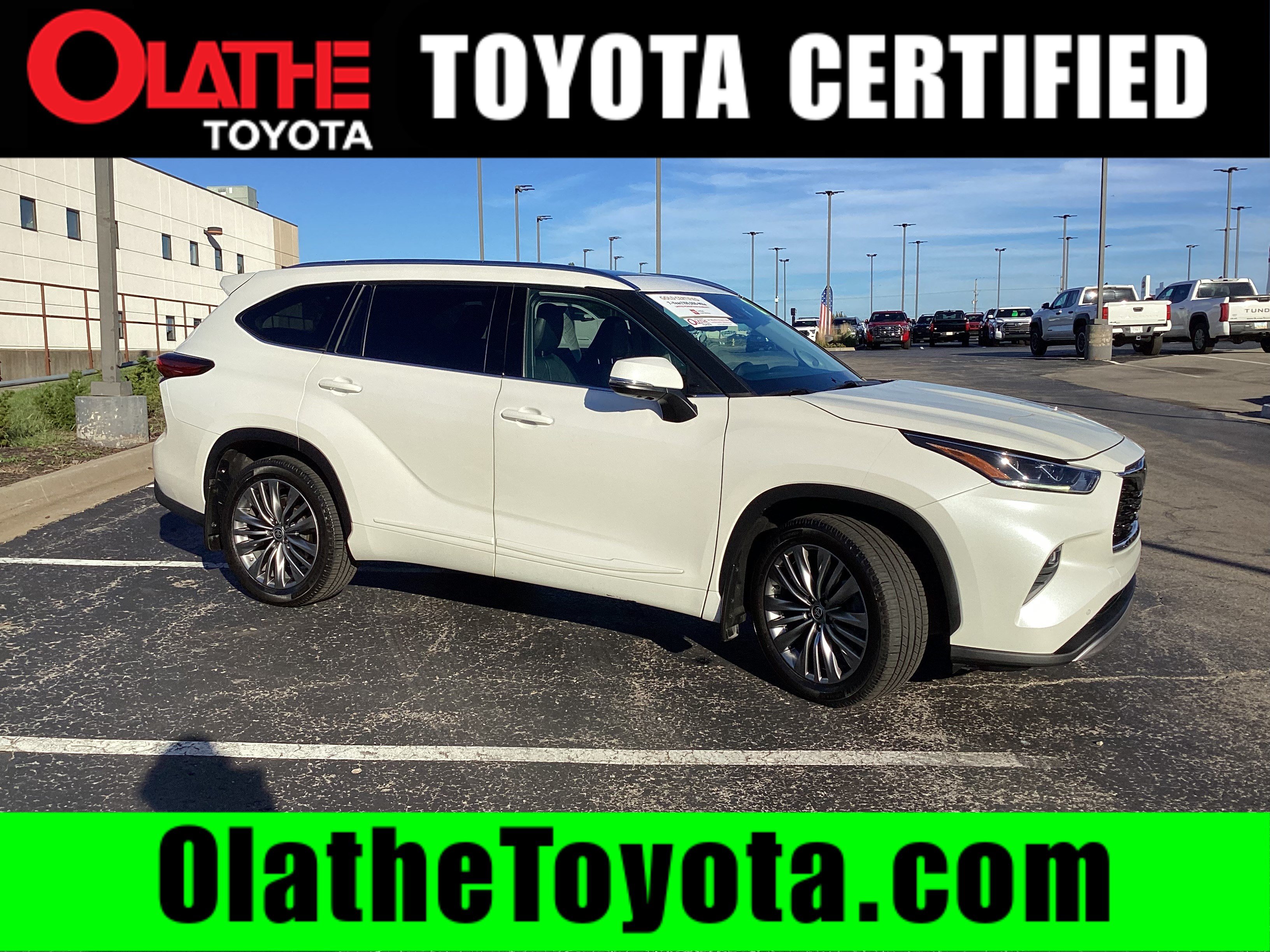 Certified 2021 Toyota Highlander Platinum