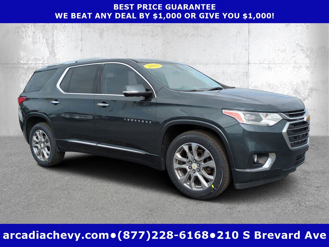 Used 2018 Chevrolet Traverse Premier