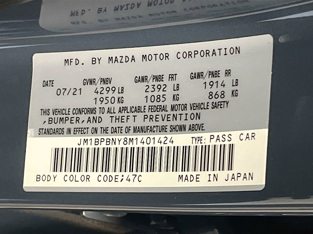 Used 2021 MAZDA MAZDA3 Hatchback w/Premium Plus Pkg image 33