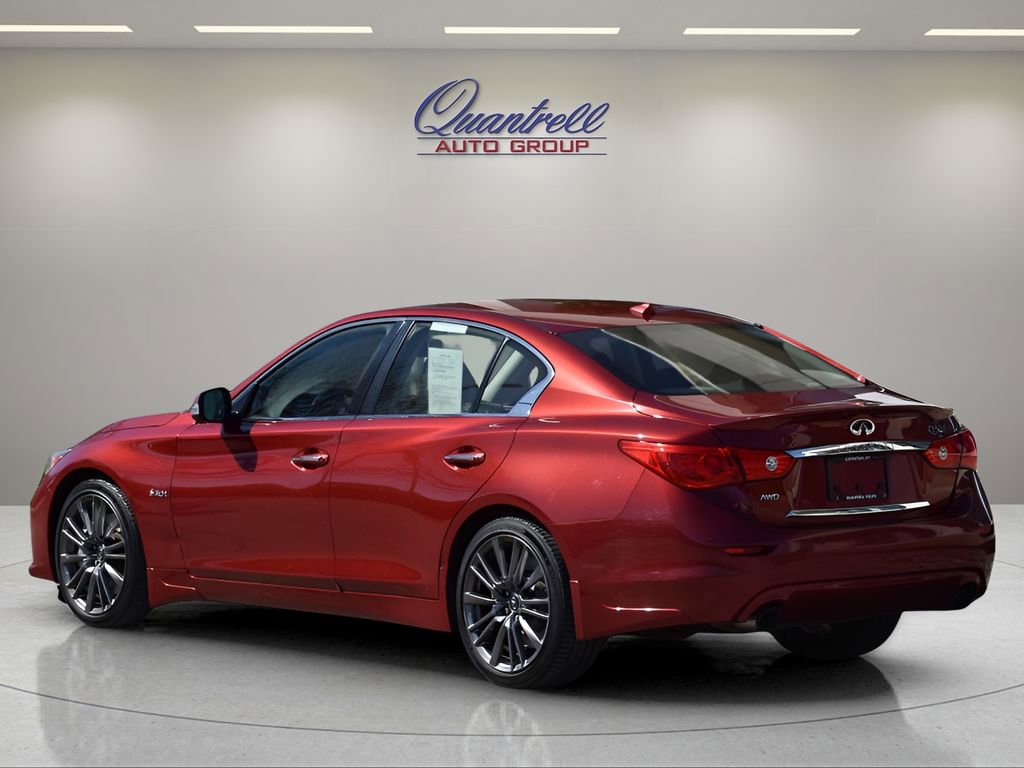 Used 2016 INFINITI Q50 Red Sport 400 AWD/4WD image 6