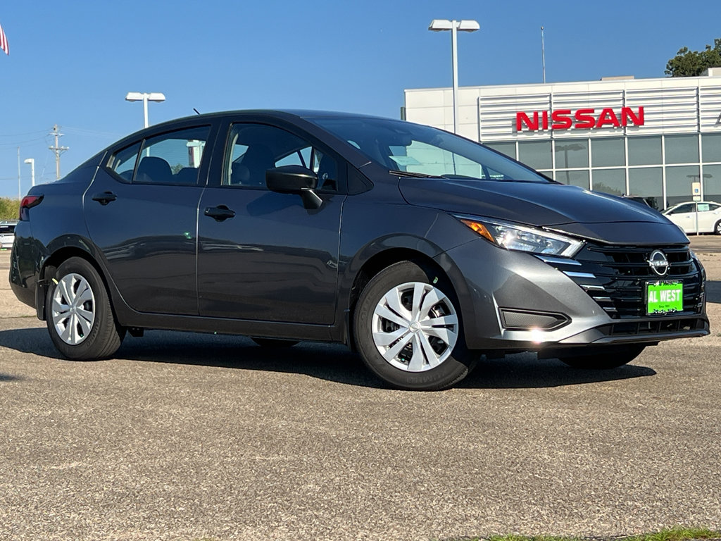 New 2025 Nissan Versa S w/ Trunk Package