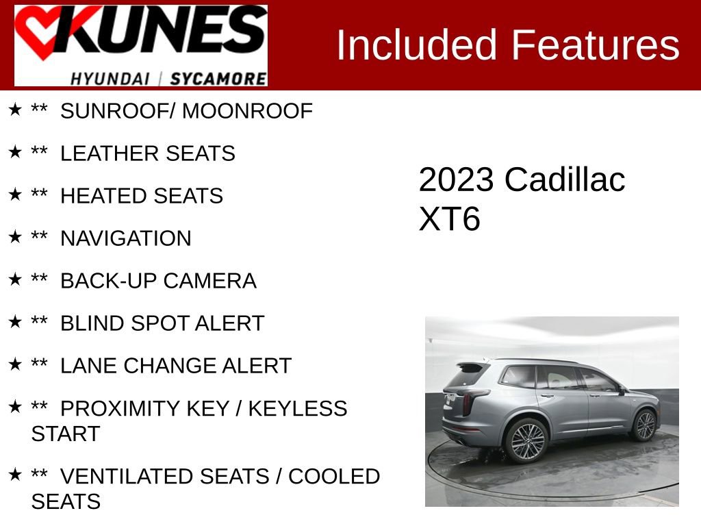 Used 2023 Cadillac XT6 Sport image 2