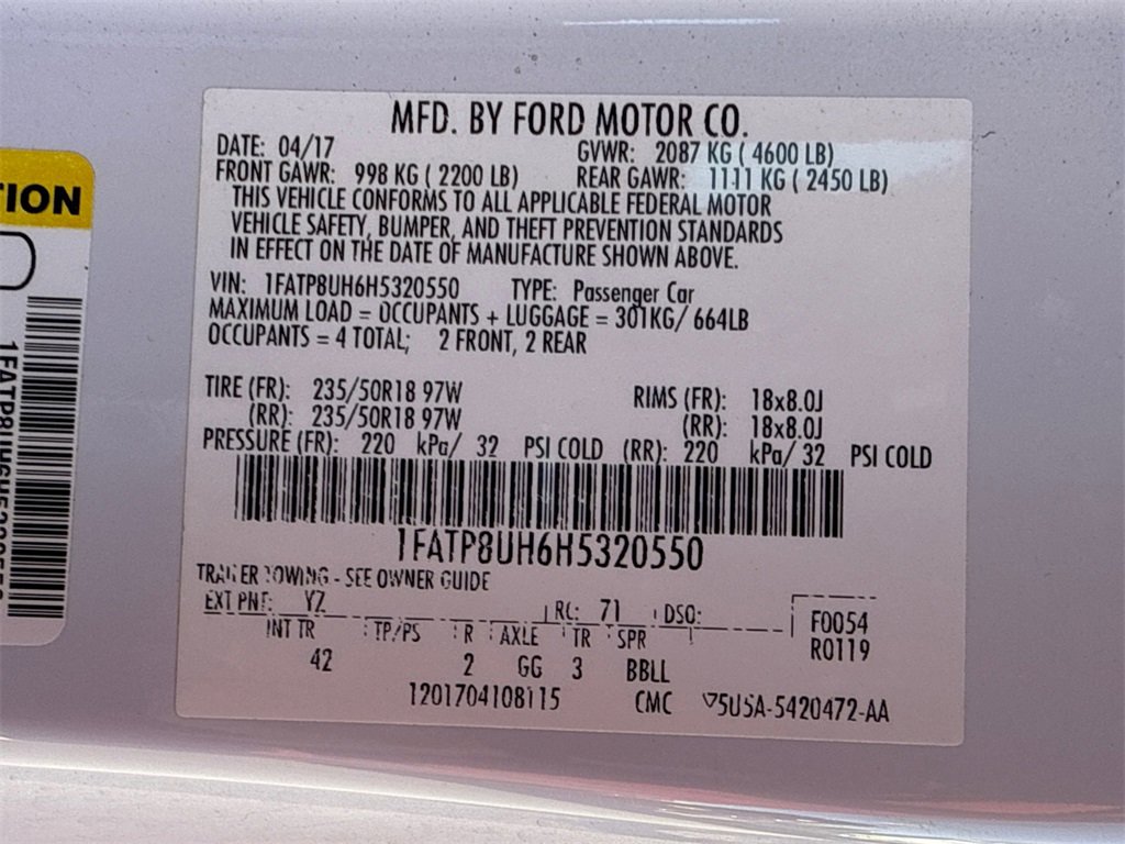 Used 2017 Ford Mustang Premium image 16