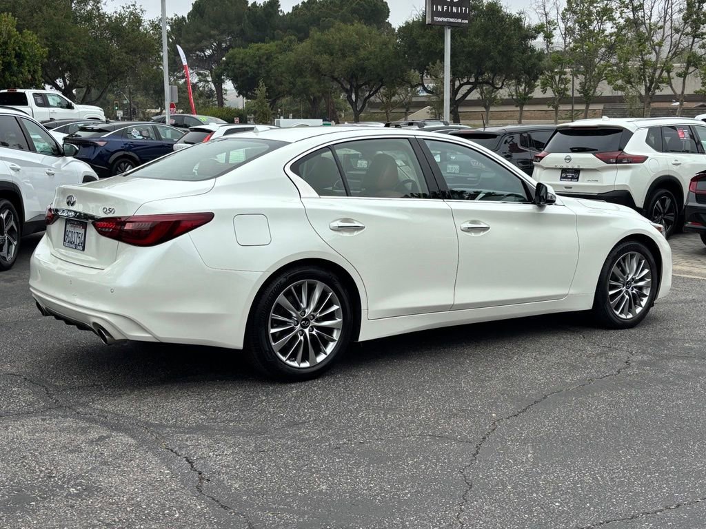 Certified 2023 INFINITI Q50 Luxe w/ Cargo Package RWD image 3