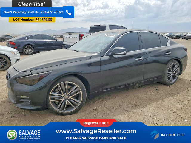 Used 2014 INFINITI Q50 Hybrid AWD w/ Deluxe Technology Package
