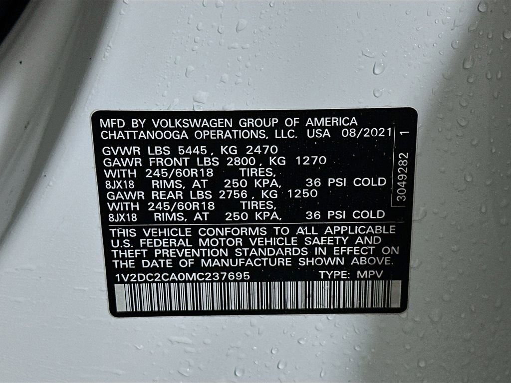 Used 2021 Volkswagen Atlas Cross Sport SE image 32