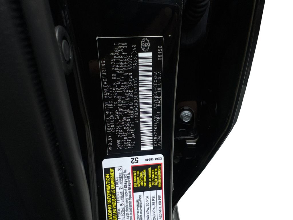Used 2025 Toyota Camry SE w/ Multimedia Upgrade Package FWD image 88