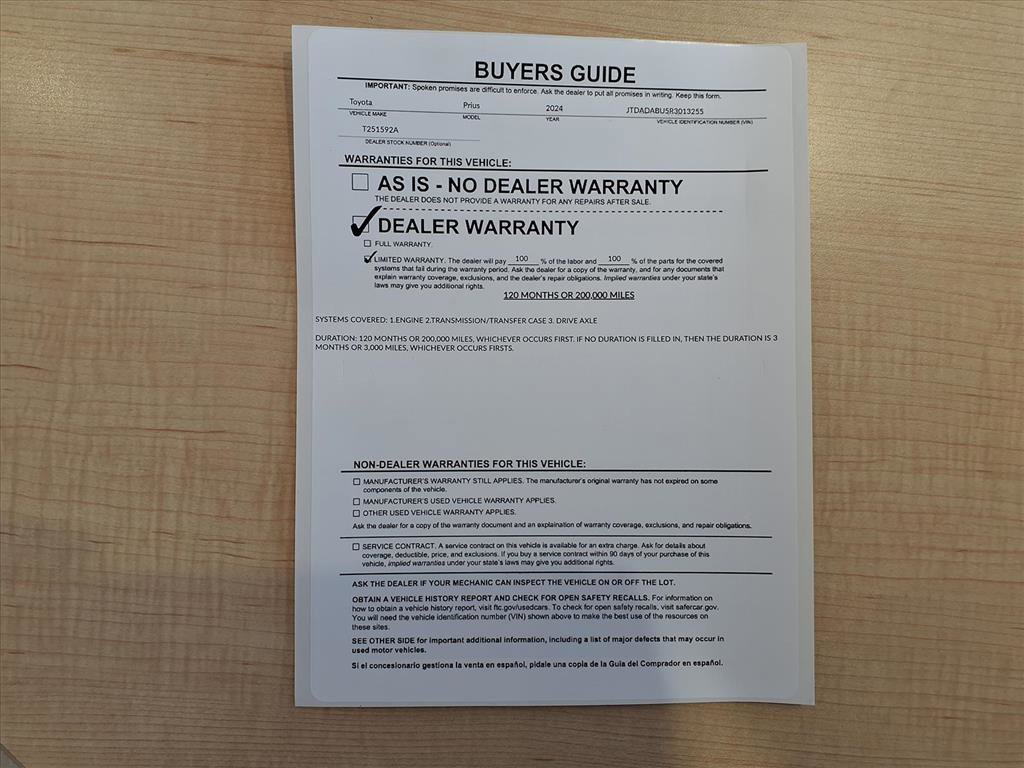 Used 2024 Toyota Prius XLE image 39