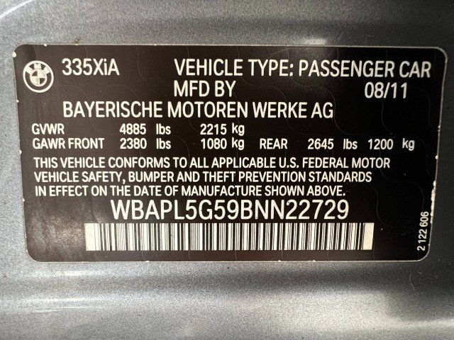 Used 2011 BMW 335i xDrive Sedan AWD/4WD image 22