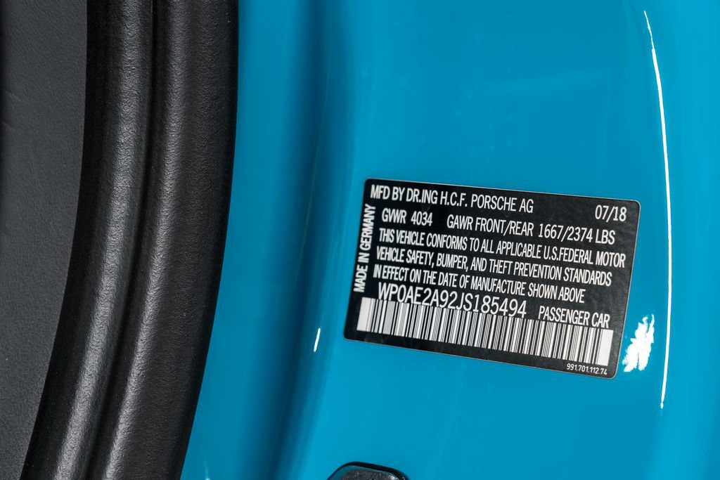 Used 2018 Porsche 911 GT2 RS w/ Weissach Package RWD image 12