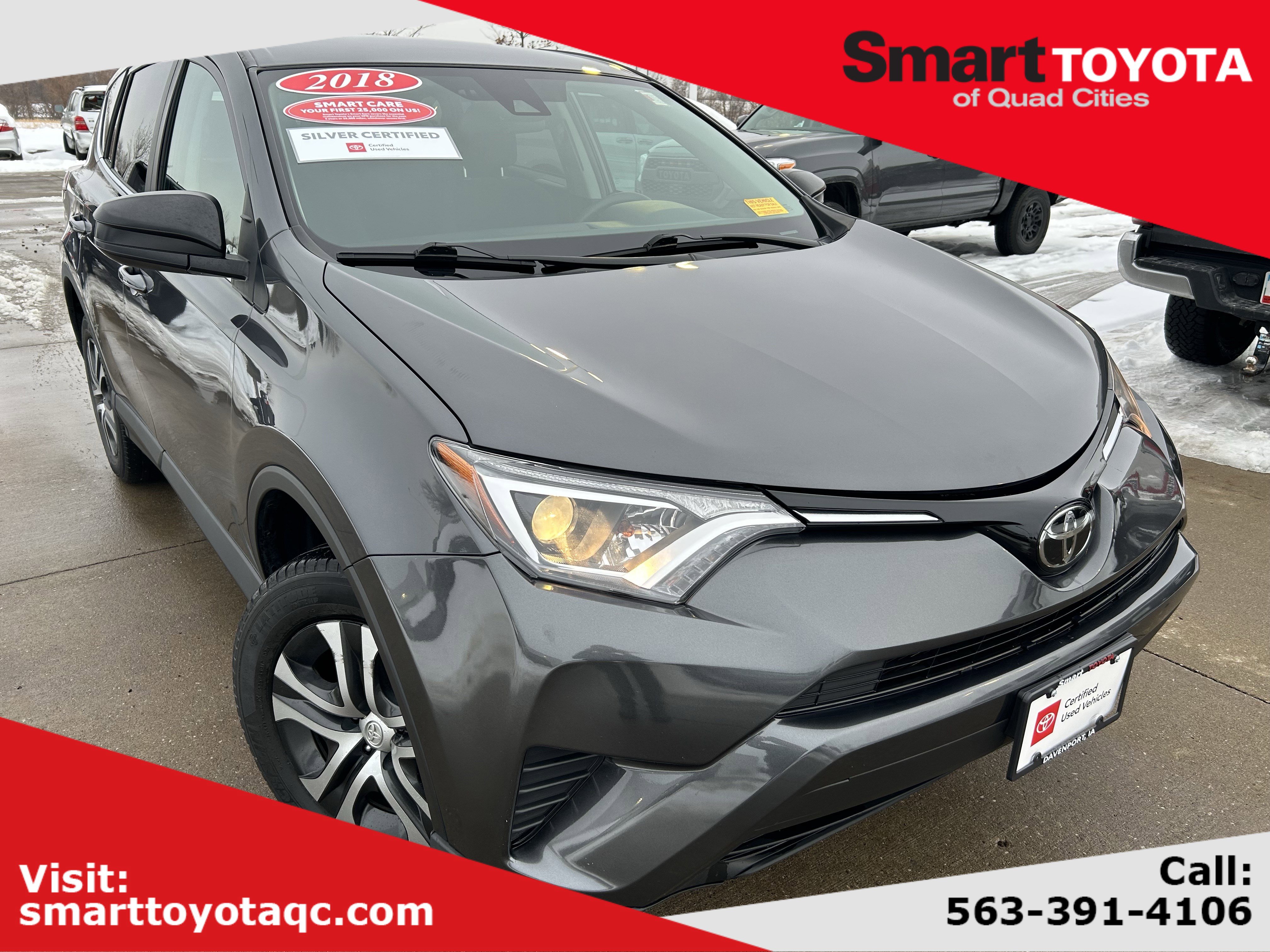 Certified 2018 Toyota RAV4 LE