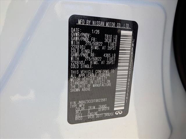 New 2026 INFINITI QX80 Autograph AWD/4WD image 18